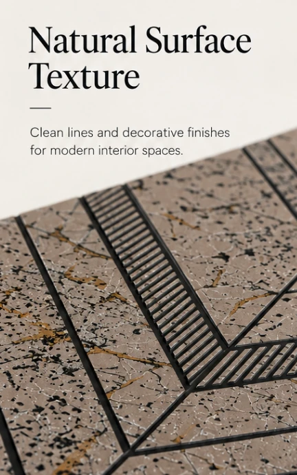 3D Ribbed PS Wall Panel For Interior Decoration factory