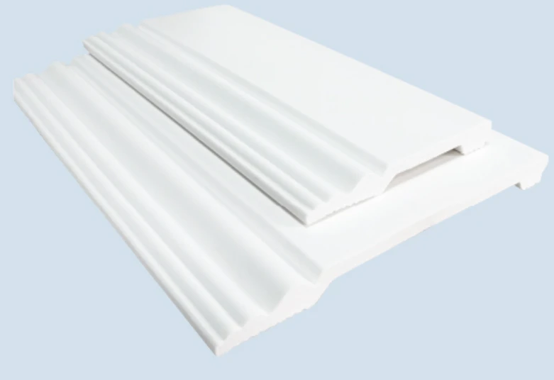 Klassieke witte PS decoratieve vloerbekleding