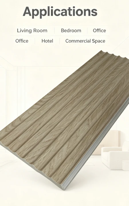 High Quality PS Wall Panel For Interior Decoration Waterproof 3D Wall Cladding factory