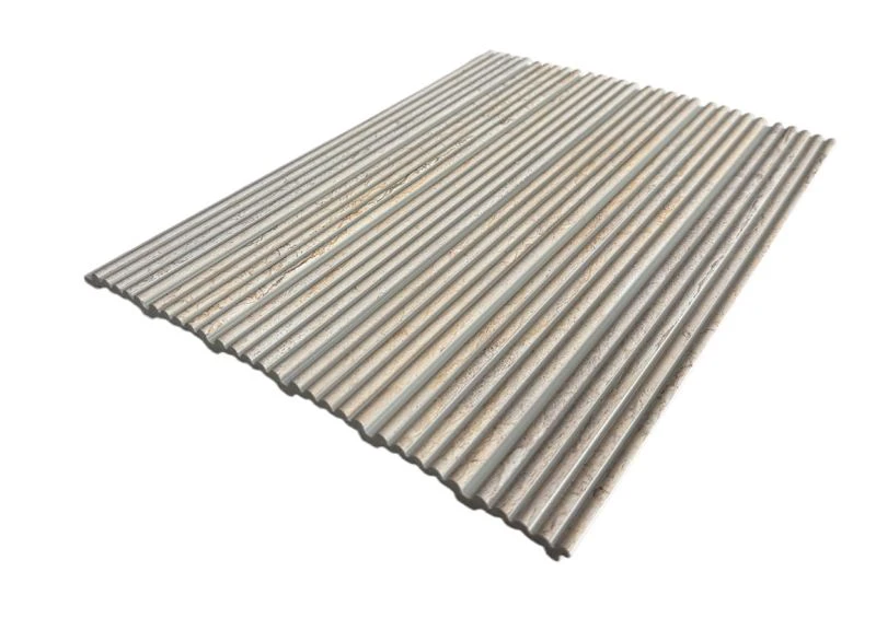 Modern gecanneleerd PS-wandpaneel