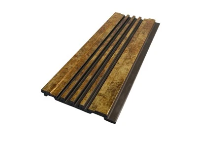 Decoratief houten latten PS-wandpaneel