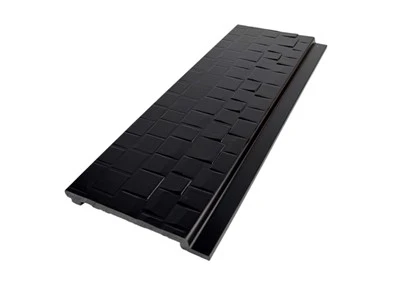 Modern zwart mozaïek PS-wandpaneel