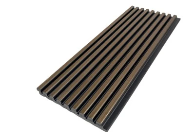 Modern houtnerf PS-wandpaneel voor interieurdecoratie