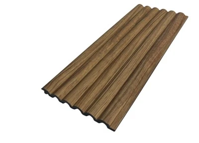 Woodgrain geribbeld PS-paneel